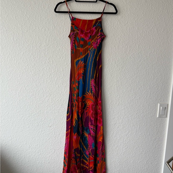 Vintage Wave Multicolor Lenzing™ Ecovero™ Viscose Maxi Dress - Picture 8 of 8